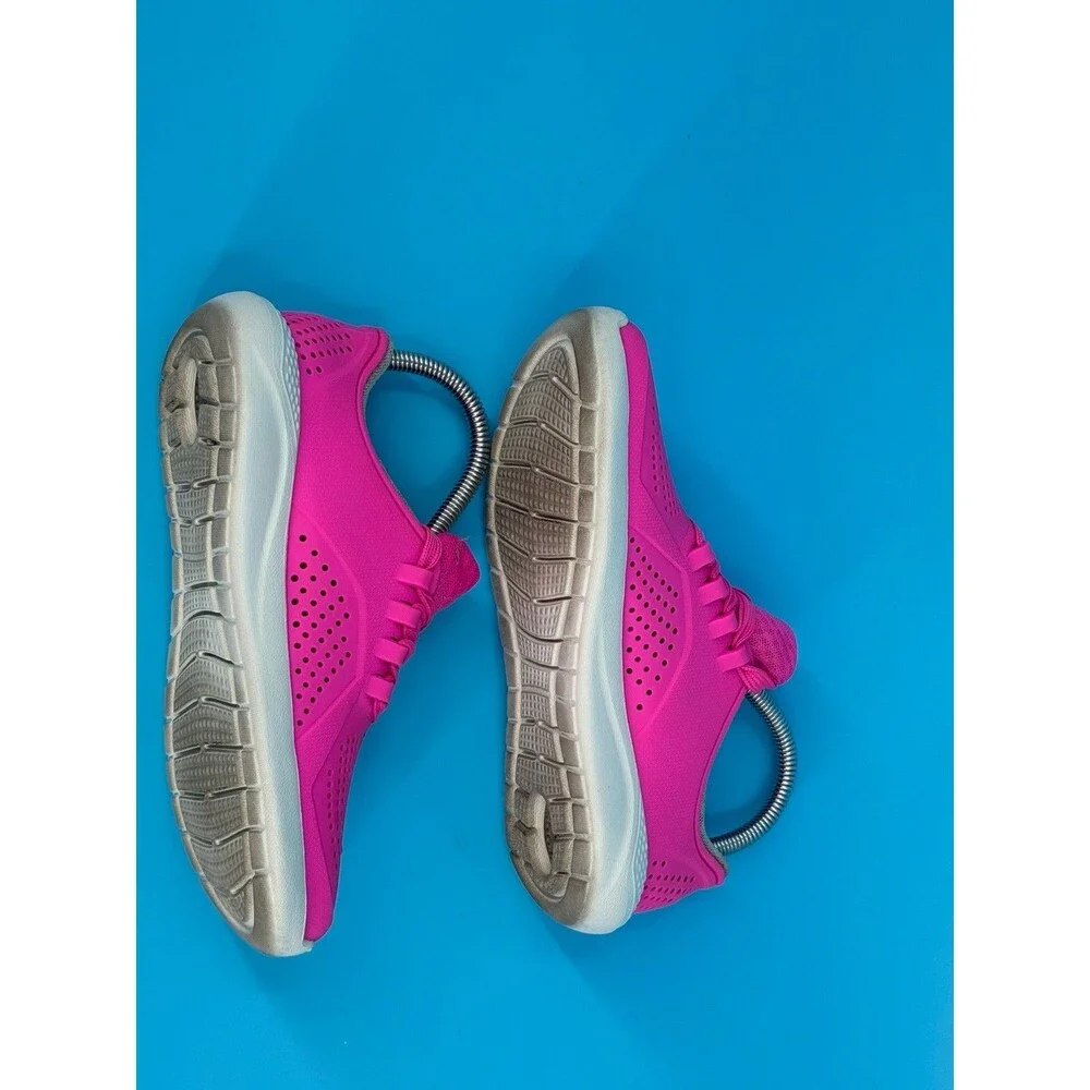 Crocs LiteRide Pacer Women’s Sneakers Hot Pink White W6 Style 205234